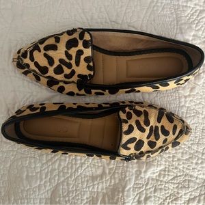 Me Too | Leopard Fur Loafers